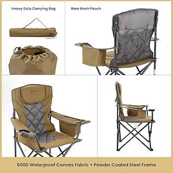 テーブル/チェア CHALLENGER OUTDOOR CHAIR Amazon.com : ARROWHEAD OUTDOOR Portable Deluxe Folding Camp